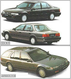 Кузовні запчастини для Honda Accord 4 1990-93