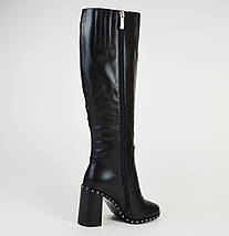 Чоботи зимові Veritas 3677-6161 38 Чорні шкіра, фото 4