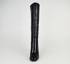 Чоботи зимові Veritas 3677-6161 38 Чорні шкіра, фото 3