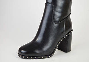 Чоботи зимові Veritas 3677-6161 38 Чорні шкіра, фото 2