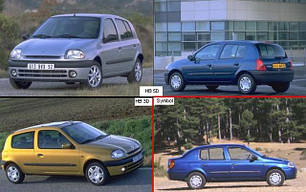 Дзеркала для Renault Clio 1998-08