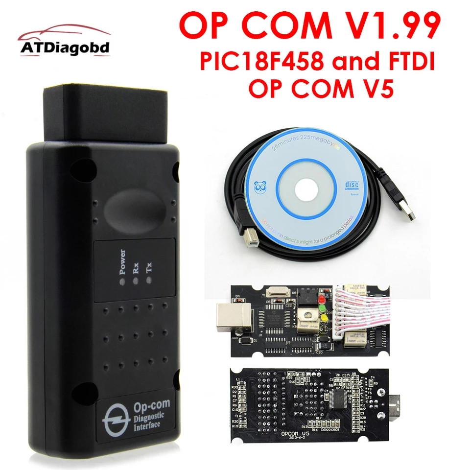 Діагностичний адаптер OPCOM V1.99