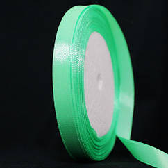 Стрічка Атласна 10мм, Салатовий, Ширина: 10мм, близько 25м/котушка