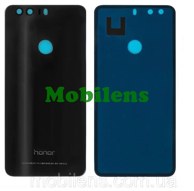 Honor 8, FRD-L09, FRD-L19 Задня кришка чорна + скло камери Original *PRC