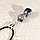 Кулон із волосатиком турмаліновим кварцем, срібло, Ø10 і Ø 12 мм, 1218КЛВ, фото 3