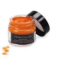 Рідка шкіра колір помаранчевий для взуття та шкіряних виробів Famaco Famacolor, 15 мл