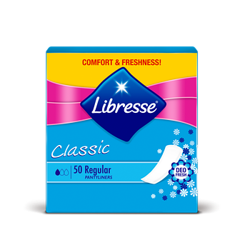 Щоденні прокладки Libresse Classic Regular Deo 50 шт.