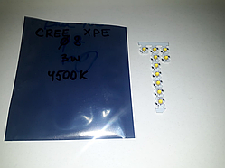 3w світлодіод 4500K Cree XP-E 3w TSMC 3535 SMD 8mm