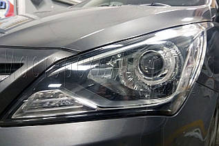 Hyundai Accent — встановлення світлодіодних Bi-LED лінз у фари