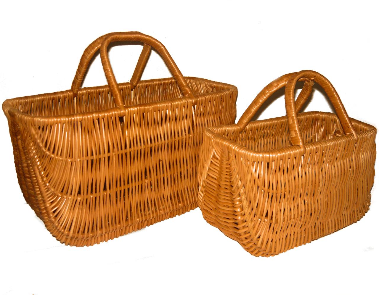 Набір сумок плетених з лози 2шт. Арт.067-2