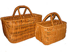 Набір сумок плетених з лози 2шт. Арт.067-2