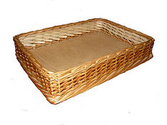 Лоток плетений з лози h5-30*20 / 50х300х200