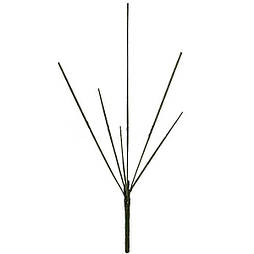 Нога букетна 6-ка без листа, 34см (за 100 шт в уп)