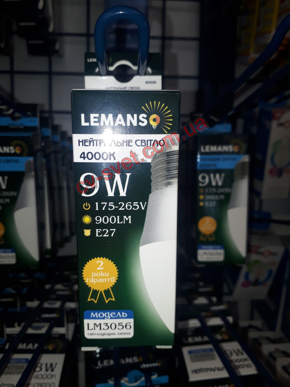 Світлодіодна лампа 9W Е27 Свічка 4000 K 900 Lm Lemanso LM3056