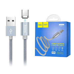 Магнітний Кабель Type-C Hoco U40A Magnetic 1 м Silver
