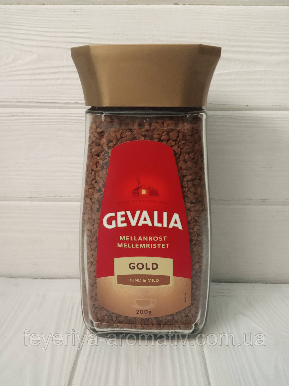 Кава розчинна Gevalia Mellanrost Gold 200гр (Нідерланди)
