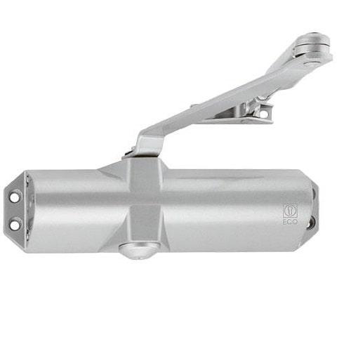 Доводчик ECO-Schulte TS-10D срібний RAL9006, EN2/3/4, стандартна тяга, фото 1