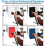 Набір для предметної зйомки Visico PT-03 Table Top (60x60x60см), фото 8