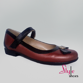 Туфлі класичні шкіряні для дівчаток "Style Shoes" розміри 33, 35