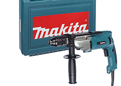 Дриль ударний двошвидкісний MAKITA HP 2071+ КЕЙС