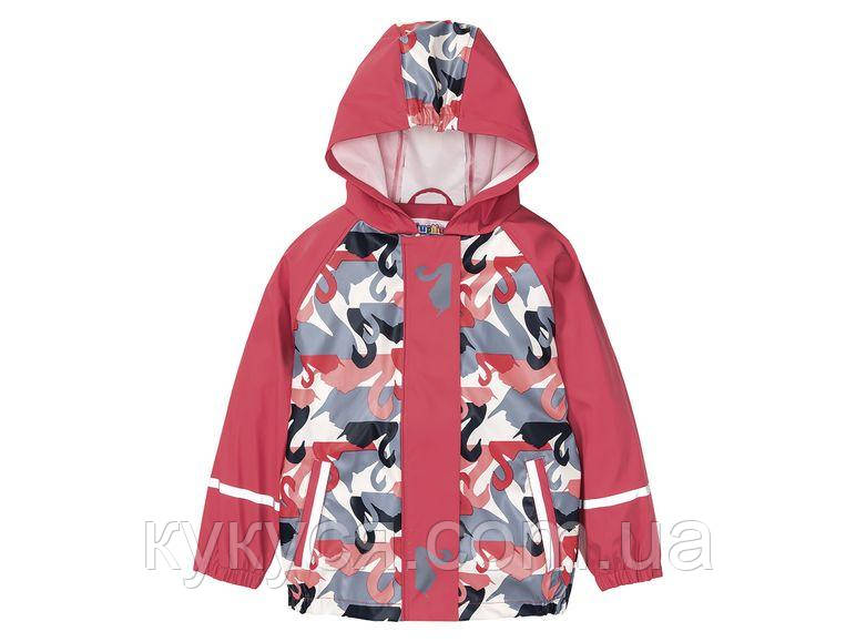 Вітровка-дощовик для дівчинки "Лебеді"