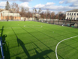 Укладка монофиламентной синтетической травы 924 m2, г. Мерефа, Харьковкая обл. 4