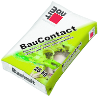 Baumit BauContact - клейова шпаклювальна суміш для приклеювання та захисту МВ і ППС теплоізоляційних плит 25 кг