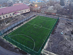 Укладка монофиламентной синтетической травы 924 m2, г. Мерефа, Харьковкая обл. 9