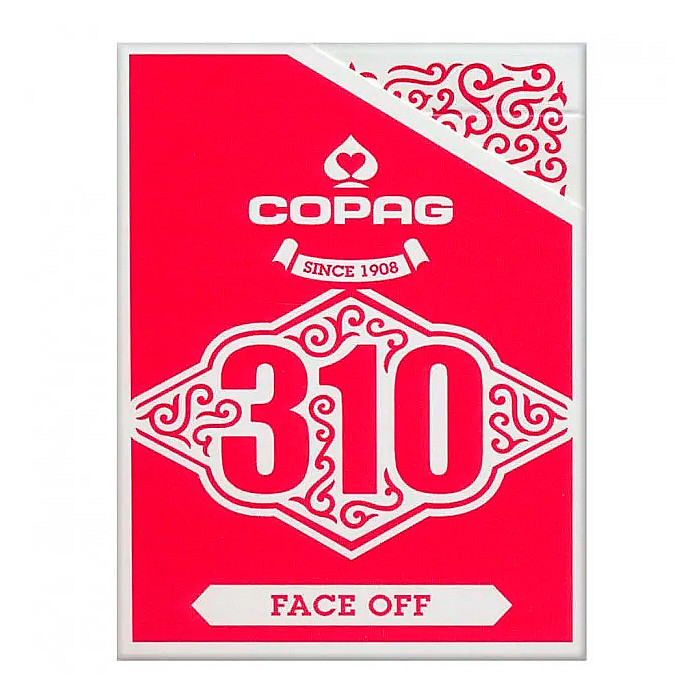 Карти для фокусів Copag 310 Face Off (Червоні)