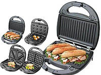 Бутербродница, вафельница, орешница, тостер гриль (4 в 1) Livstar LSU-1219