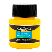 Краска для эбру Cadence Marbling paint, 45 мл, желтая
