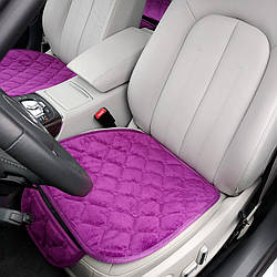 Комплект накидок на сидіння з фіолетового велюру