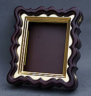 Фігурний кіот для ікони з внутрішньої позолоченій рамою., фото 2