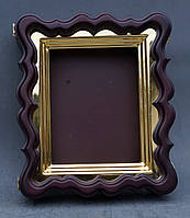 Фігурний кіот для ікони з внутрішньої позолоченій рамою., фото 5