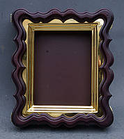 Фігурний кіот для ікони з внутрішньої позолоченій рамою., фото 3