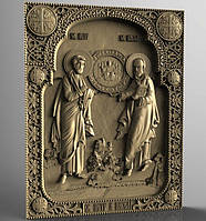 Ікона різна дерев'яна "Св. Петро та Павло"