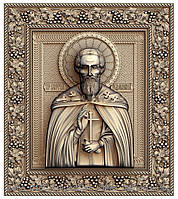 Ікона різна дерев'яна "Св. Муч. Сергій Райдужський"