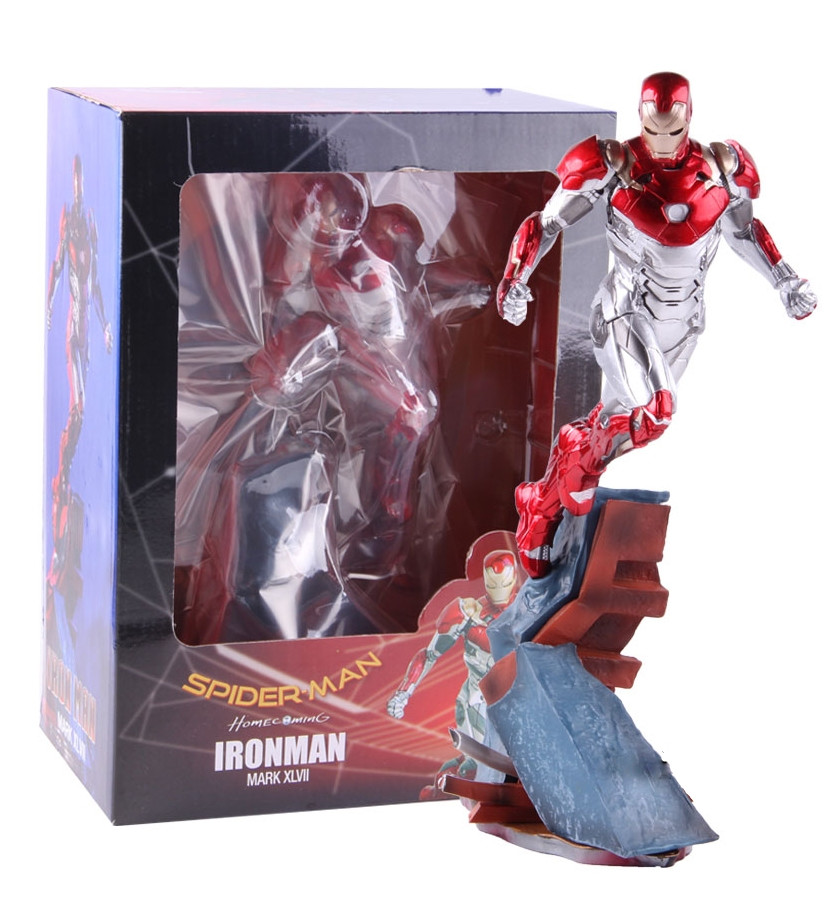 Колекційна фігурка Залізний Людина Марк 47 Iron Man Mark 47 Людина Павук Повернення додому 27см IM 10.45, фото 1