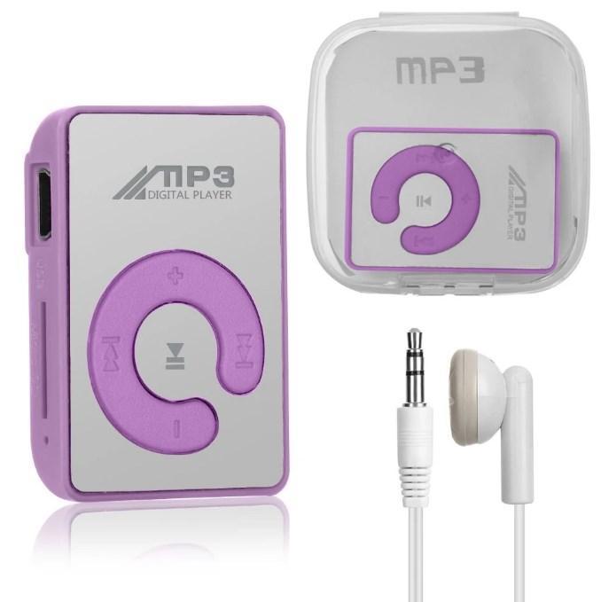 MP3 плеер зеркальный фиолетовый - фото 1 - id-p1104004142