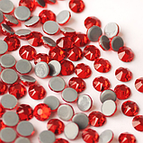 Термо стрази Swarovski (імітація) XIRIUS 16 граней (8+8) Light SIAM SS20 Hot Fix 100 шт., фото 3