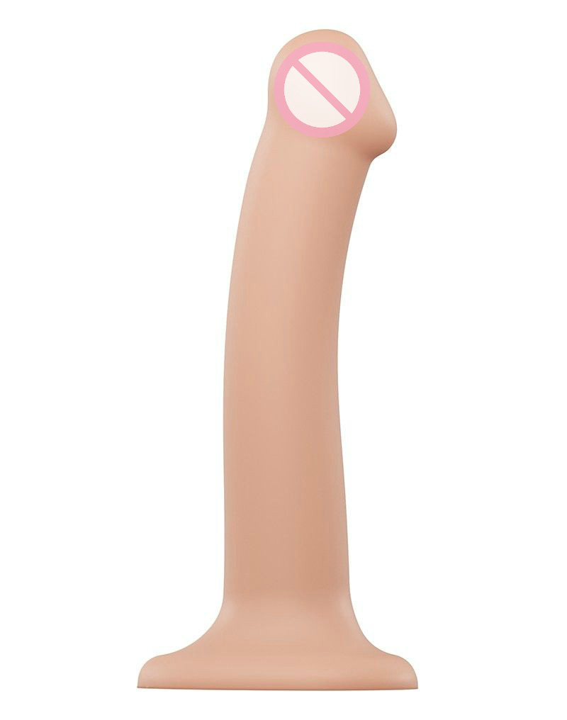 Реалістичний фалоімітатор з присоском Strap-On-Me Dual Density Dildo Flesh M