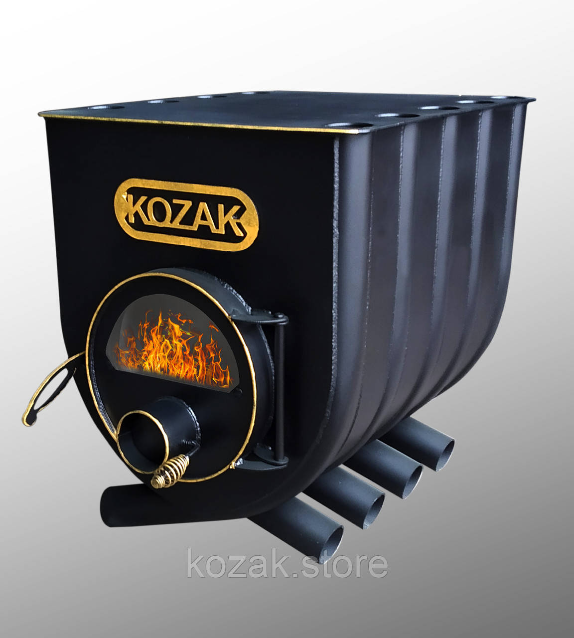 Булер'ян з варильної поверхнею та склом KOZAK Тип 02 до 400 м. куб.