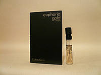 Calvin Klein - Euphoria Gold Men (limited edition) (2014) - Туалетная вода 1,2 мл (пробник)