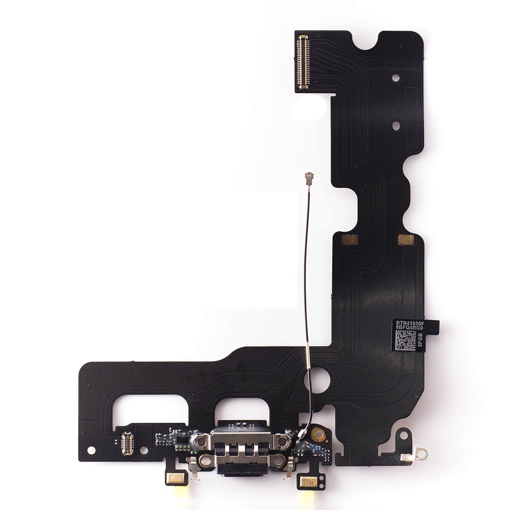 Шлейф з роз'ємом зарядки і мікрофоном (charging connector ) для iPhone 7 Plus (Чорний)