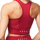 Комплект для занять фітнесом і йогою (лосини та топ) CO-8174 (лайкра, р-р M-L-40-48, червоний), фото 2