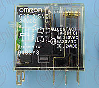 Реле 24В 5А Omron G2R-2-SND-24VDC Relay