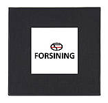 Чорна подарункова коробка Forsining для наручного годинника., фото 3