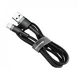 Кабель Baseus Kevlar Lightning Cable 1m Black ,CALKLF-BG1, EAN / UPC: 6953156274976, фото 2