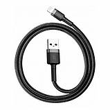 Кабель Baseus Kevlar Lightning Cable 1m Black ,CALKLF-BG1, EAN / UPC: 6953156274976, фото 3