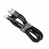 Кабель Baseus Kevlar Lightning Cable 1m Black ,CALKLF-BG1, EAN / UPC: 6953156274976, фото 4